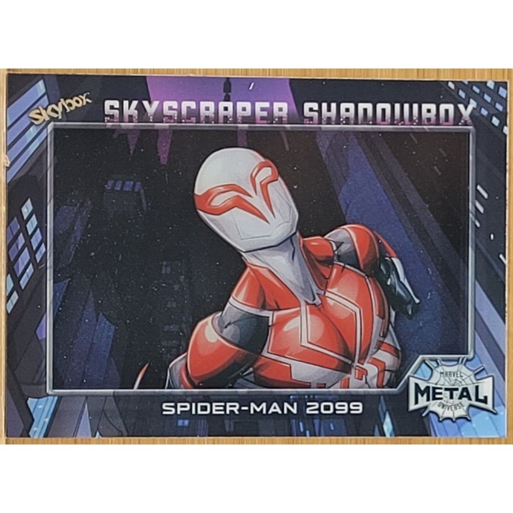 UPPER DECK MARVEL METAL UNIVERSE SPIDER-MAN SPIDER-MAN 2009 SKYSCRAPER SHADOWBOX